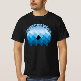 リスペクトザローカルズ – サメ認識度 Tシャツ