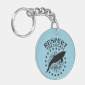 リスペクトザローカルズ – ドルフィンラバー引用文 キーホルダー (正面左)