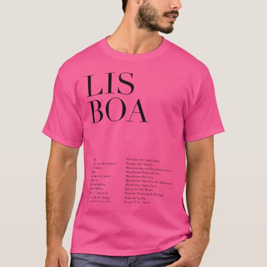 リスボア Tシャツ (正面)