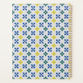 リスボンかわいらしタイル又はアズレジョ模様 プランナー手帳 (裏面)