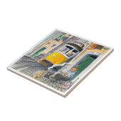 リスボンのタイルのazulejo deリスボン01 タイル (側面)