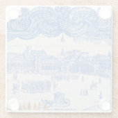 リスボンのタイルガラスのコースター ガラスコースター (裏面)