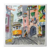 リスボンのタイル03 タイル (正面)