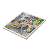 リスボンのタイル03 タイル (側面)