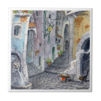 リスボンのタイルAlfama2 タイル