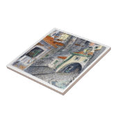 リスボンのタイルAlfama タイル (側面)