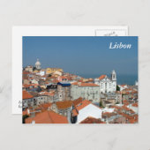 リスボンのパノラマビュー ポストカード (正面/裏面)