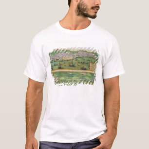 リスボンの地図、および「Civitates OrbisからのCascais、 Tシャツ
