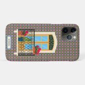 リスボンの家の窓に植物とタイル Case-Mate iPhoneケース (裏面(横))