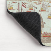 リスボンの眺め マウスパッド (コーナー)