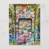 リスボンはがき、おもしろいはがき、グラフィティカラフルー ポストカード (正面)