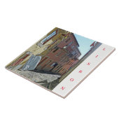 リスボンアルファマ地区セラミックタイル タイル (側面)