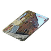 リスボンアルファマ通り冷蔵庫用マグネット マグネット (左側)