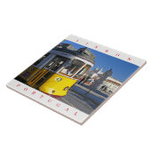 リスボンイエロートラムセラミックタイル タイル (側面)