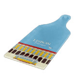 リスボンイエロートラムヴィンテージスタイル カッティングボード (角)