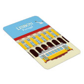 リスボンイエロートラムヴィンテージスタイル マグネット (右側)