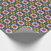リスボンカラフルタイルまたはアズレホス模様 ラッピングペーパー (角)