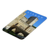 リスボンキャッスルビュー冷蔵庫用マグネット マグネット (左側)