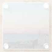 リスボンサンセットビューズポルトガル写真 ガラスコースター (裏面)