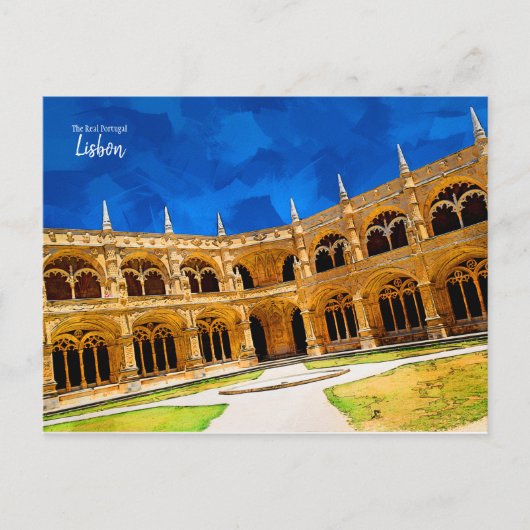 リスボンザポルト実在ガキ ポストカード (正面)