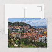 リスボンザポルト実在ガキ ポストカード (正面/裏面)