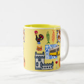 リスボンシティシンボル ツートーンマグカップ (正面右)