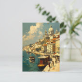 リスボンズタガス:ヴィンテージ川チャーム ポストカード (スタンド正面)