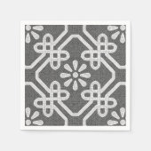 リスボンソドレポルトガル語コブレストンカルサダ スタンダードカクテルナプキン (正面)