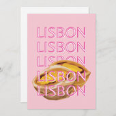 リスボントラベルアート，ポルトガル，ピンク名門私立校風の, シーズンカード (正面/裏面)