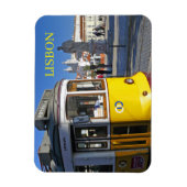 リスボントラムビュー冷蔵庫用マグネット マグネット (縦)