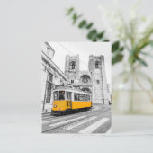 リスボントラムヴィンテージポルトガルギフト シーズンポストカード (スタンド正面)