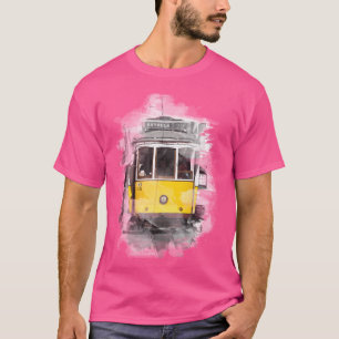 リスボントラム28水彩 Tシャツ