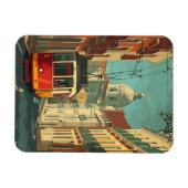 リスボントラム:ヴィンテージチャーム マグネット (横)