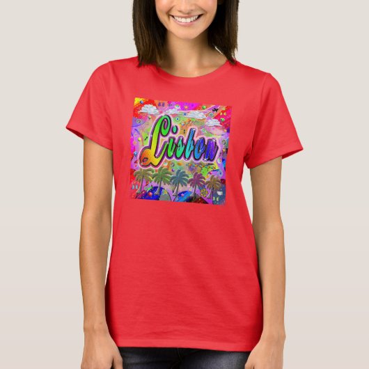リスボンビスタ エクスプレス Tシャツ (正面)