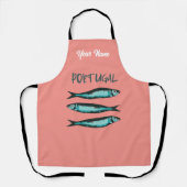 リスボンフェスティバルのイワシ、ポルトガルのシンボル エプロン (正面)