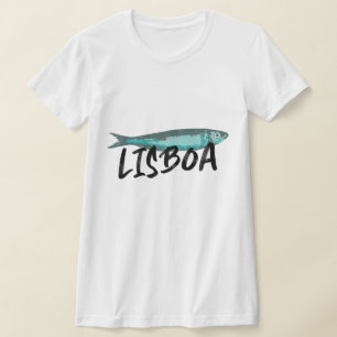 リスボンフェスティバルの有名なイワシ Tシャツ
