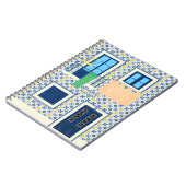 リスボンポルトガルのタイルと鳥の家 ノートブック (左側)