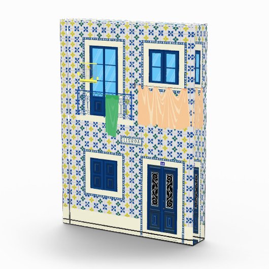 リスボンポルトガルのタイルと鳥の家 フォトブロック (右)