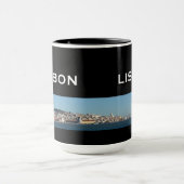 リスボンポルトガルのパノラマ式のマグ マグカップ (中央)