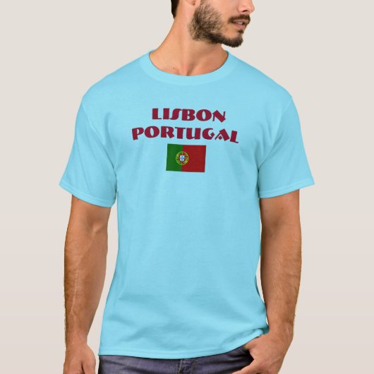 リスボンポルトガルの高品質なワイシャツ Tシャツ (正面)