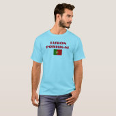 リスボンポルトガルの高品質なワイシャツ Tシャツ (正面フル)