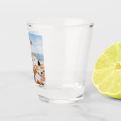 リスボンポルトガルアトランティックビーチレッドルーフズ ショットグラス (右)