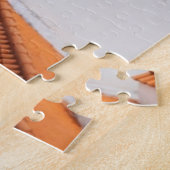 リスボンポルトガルアトランティックビーチレッドルーフズ ジグソーパズル (側面)