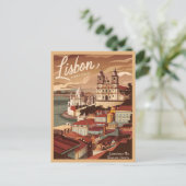 リスボンポルトガルエクスペリエンスザタイムレスチャーム ポストカード (スタンド正面)