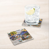 リスボンポルトガルカスタムスクエアコースター スクエアペーパーコースター (インサイチュ)