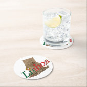 リスボンポルトガルコースター ラウンドペーパーコースター (インサイチュ)