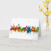 リスボンポルトガルスカイライン カード (黄色い花)