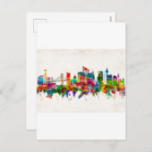 リスボンポルトガルスカイライン シーズンポストカード (正面/裏面)