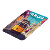 リスボンポルトガルトラベルイエロートラム マグネット (左側)