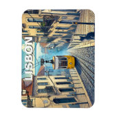 リスボンポルトガルトラベルビカフンチリー マグネット (縦)